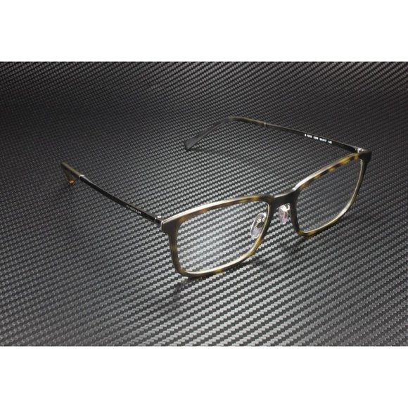 Burberry Matte Dark Havana 54mm Men's Eyeglasses - Picture 3 of 5